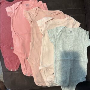 Gerber 5pc short sleeve onesie set